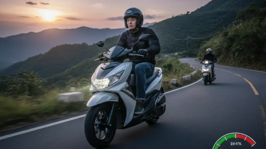 期待以上?アクシスZの登坂性能と燃費