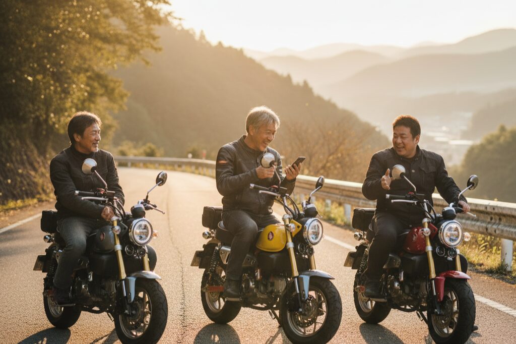 おじさん(リターンライダー)からの高評価