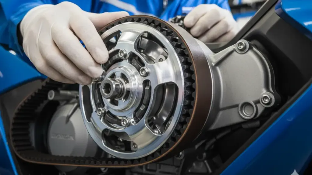 PCX125のカスタムの定番。ハイスピードプーリー