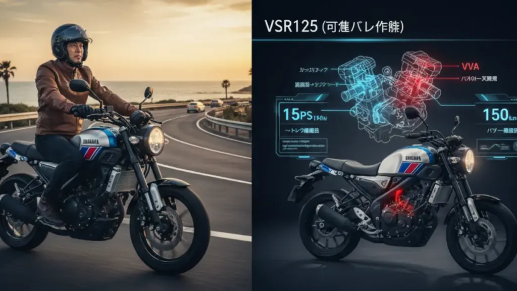 VVAがXSR125の加速性能に与える影響